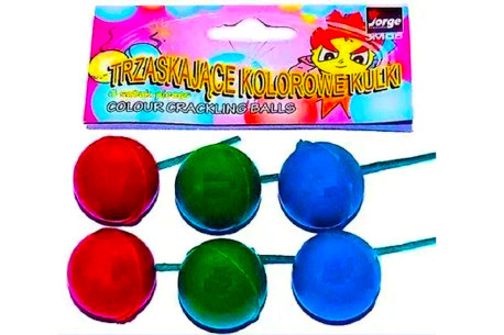 COLOUR CRACKLING BALLS