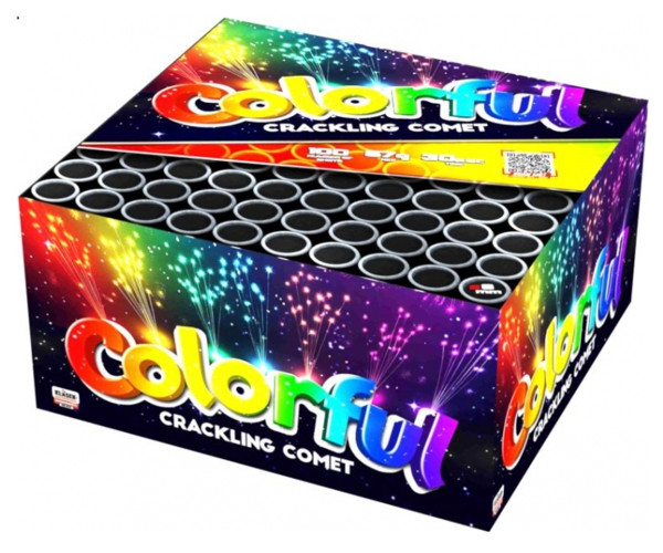 Colorful And Crackling Comet